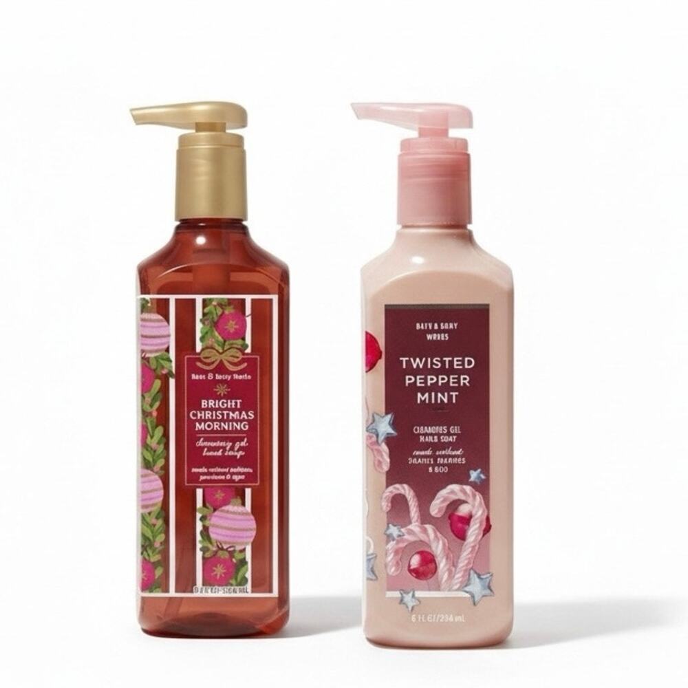 Bath & Body Works Discontinued Holiday Hand Soap Lot Set of 2